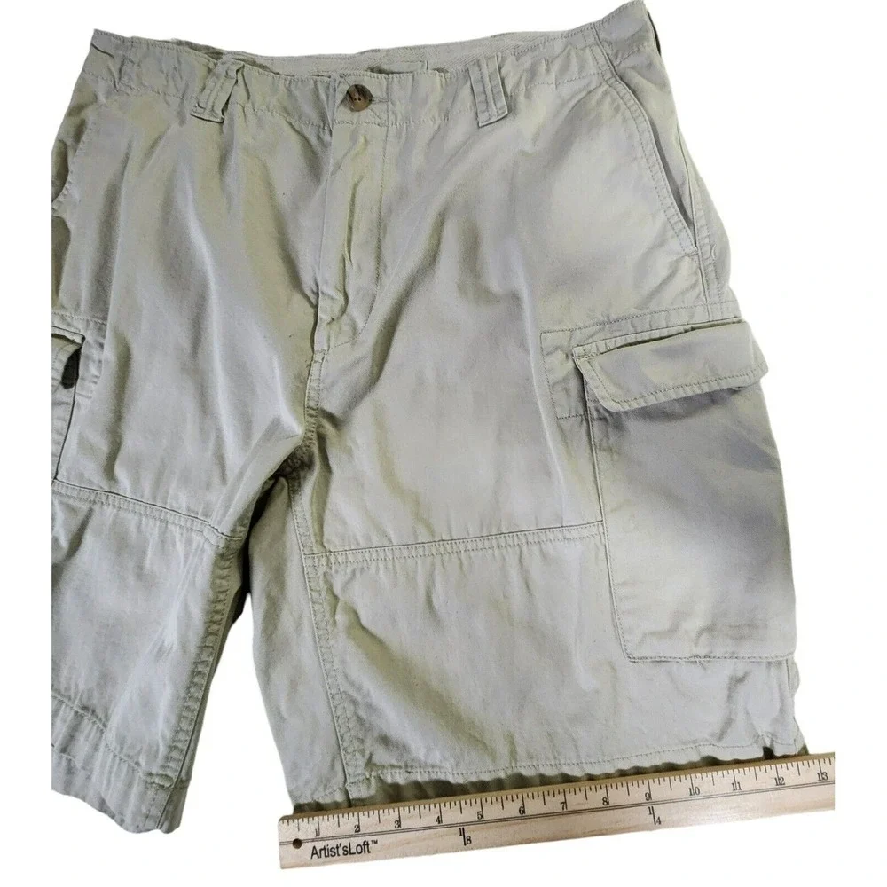 Polo Ralph Lauren Relaxed Fit Cargo Shorts Men's Size 36 Beige Cotton